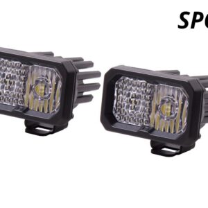 C2 1.0 SAE/DOT White Sport Flood Standard RBL LED Pod (pair)