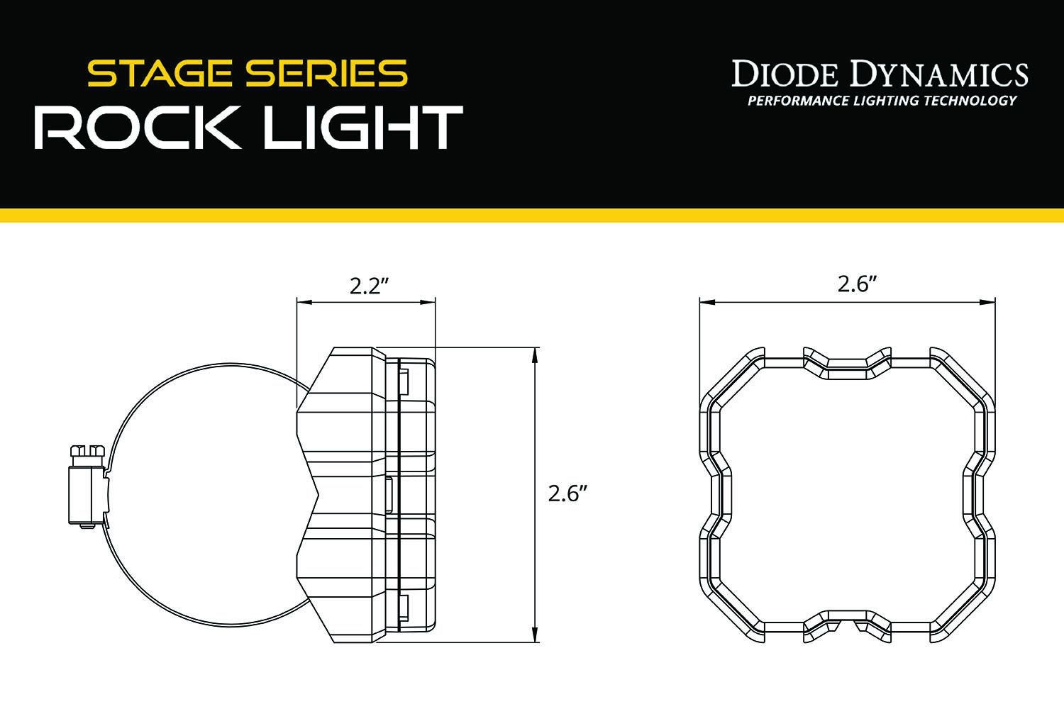 Stage Series Rock Light Roll Bar Mount (one) - Image 4