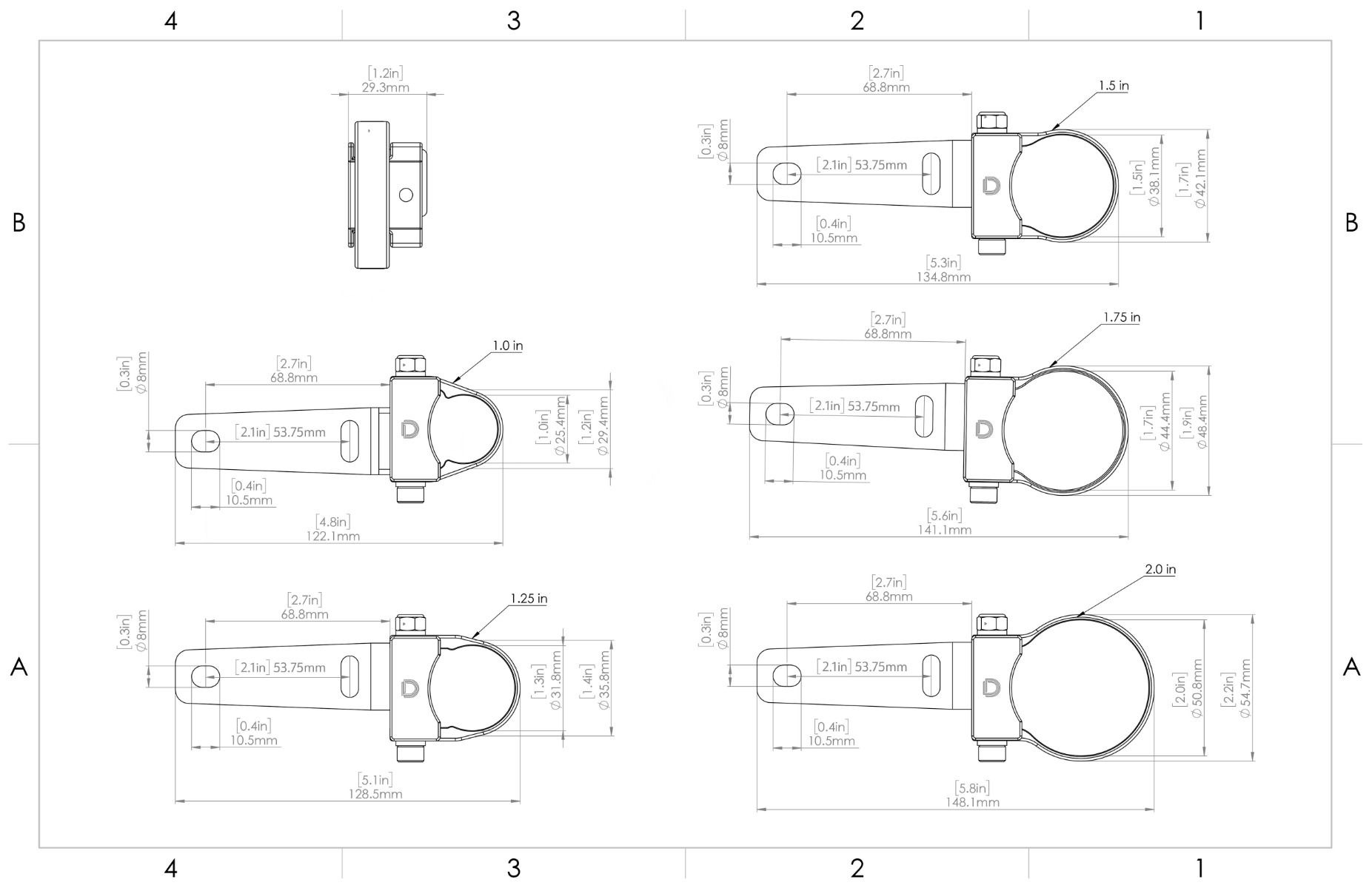 Stage Series Universal Roll Bar Mount Kit (one) - Image 6