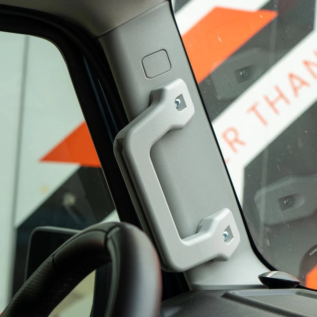 INEOS Grenadier Driver or Passenger Side A-Pillar Grab Handle Mount by Agile Offroad