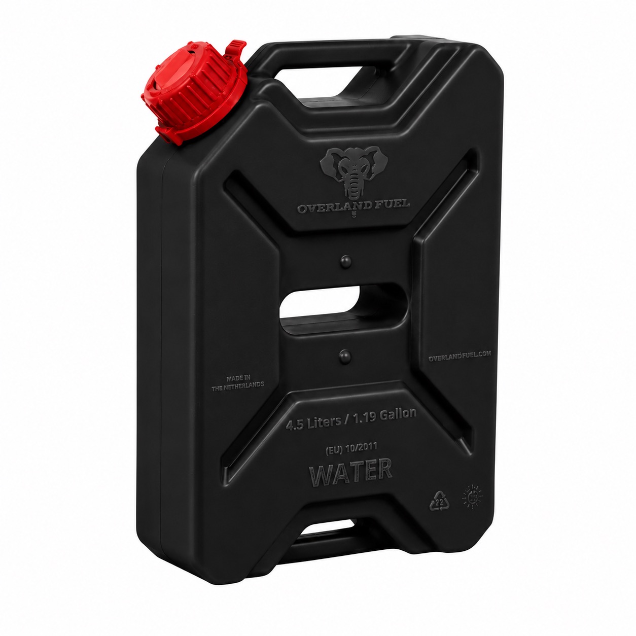 4.5 Liter / 1.19 US Gal Water Can - Black