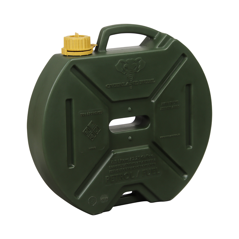 8.5 Liter / 2.25 US Gal Rounded Fuel Can - Green