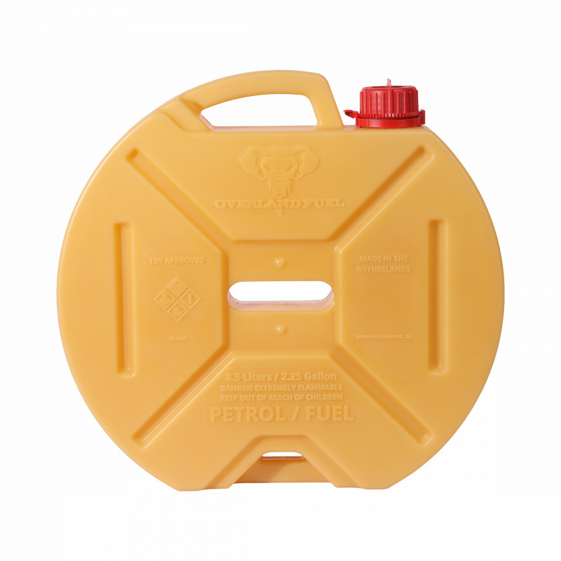 8.5 Liter / 2.25 US Gal Rounded Fuel Can - Yellow