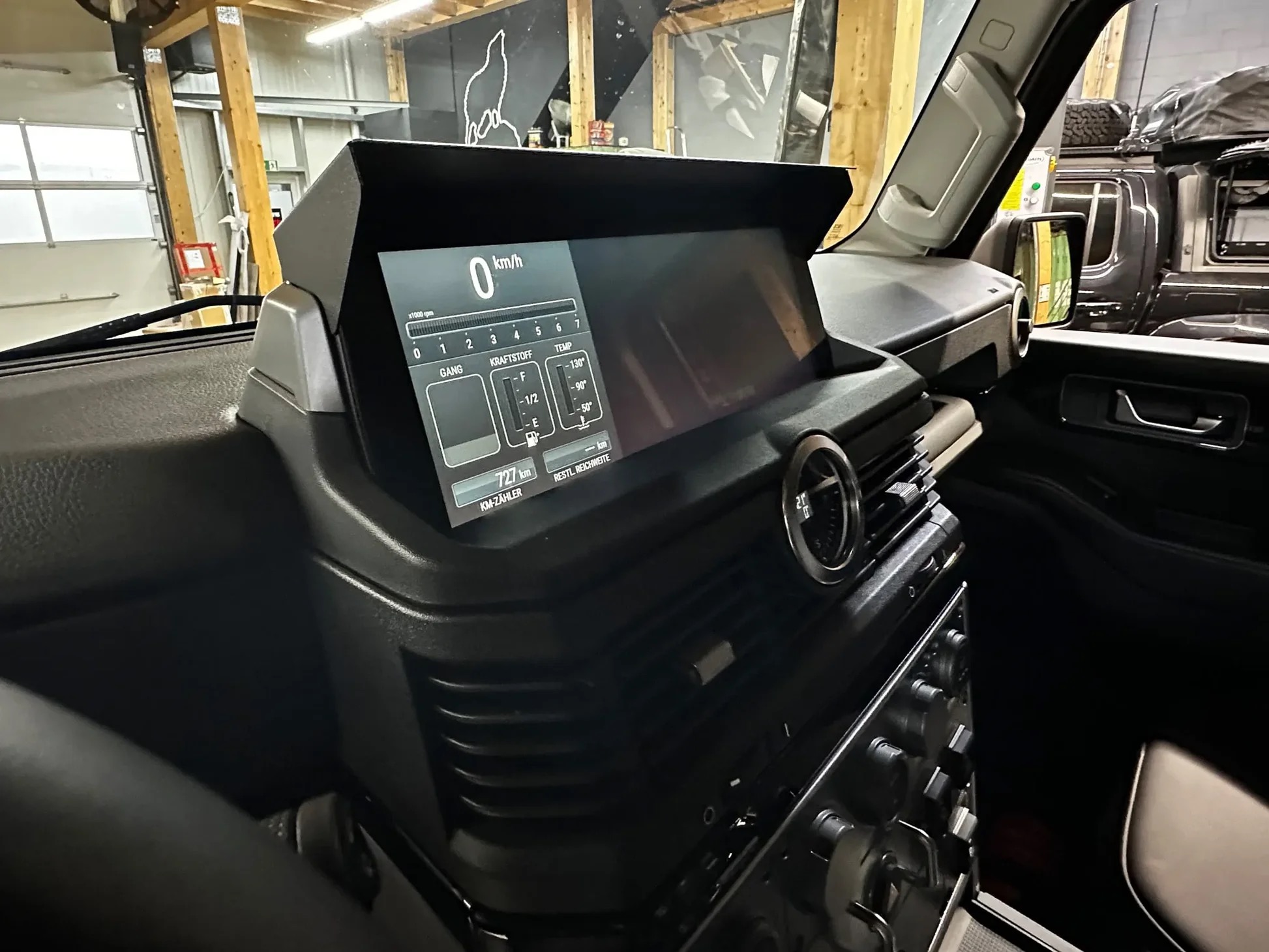 Black Sheep Innovations Display Sun Glare Shield - Ineos Grenadier & Quartermaster